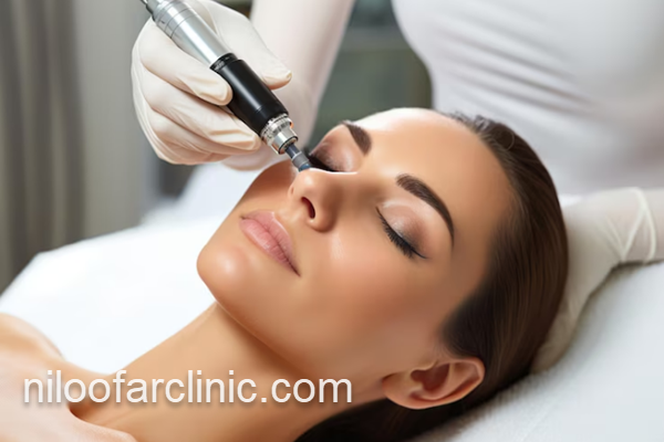 میکرونیدلینگ صورت در کلینیک تخصصی کرج | نیلوفر کلینیک
