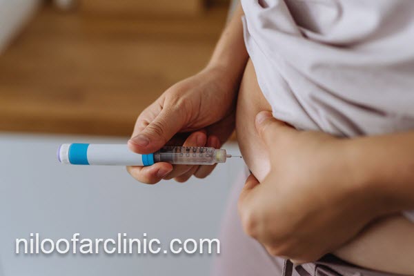 کاهش وزن با تزریق آمپول اوزمپیک در کرج | نیلوفر کلینیک